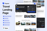 Flypass - Travel Landing Page, a Landing Page Template by Semusim Visual (Thumbnail 1 of 8)