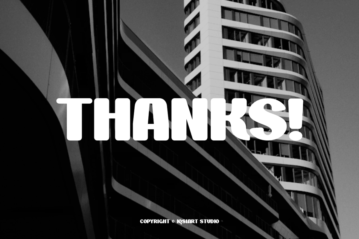 Sqerot - Bold Round Font, a Sans Serif Font by Iqsiart Studio (Photo 12 of 12)