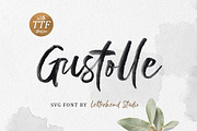 Gustolle SVG Font, a Script Font by Letterhend Studio (Thumbnail 1 of 11)