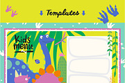 Dinosaurs bundle, an Animal Illustration by Alena (Thumbnail 2 of 5)