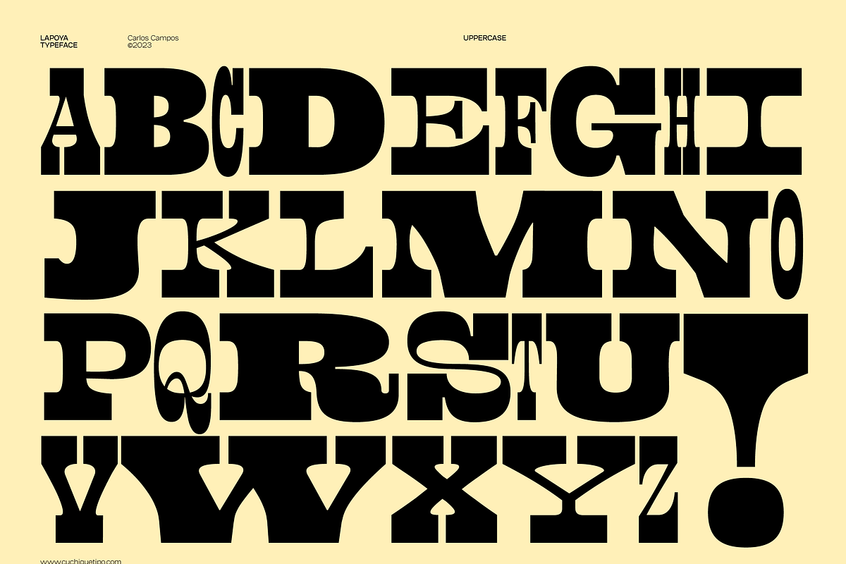 Lapoya Font, a Slab Serif Font by Cuchi, qué Tipo! Foundry (Photo 4 of 18)