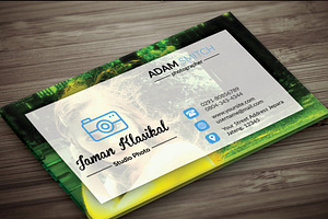 Abstrack Photographer Business Card