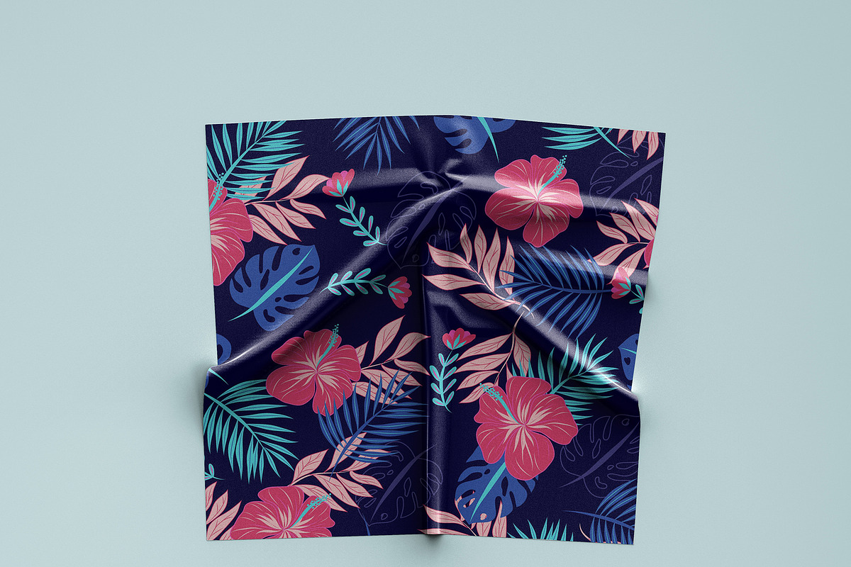 Square Scarf Mockup, a Product Mockup by Graphicboom (Photo 5 of 6)