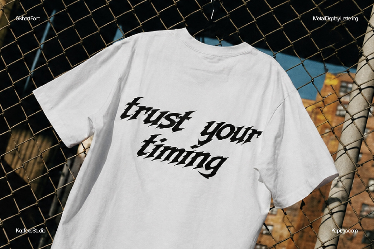 Sikhart | Heavy Metal Font, a Blackletter Font by Koplexs Studio (Photo 8 of 10)