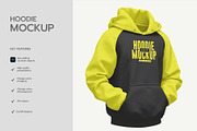 Pullover Hoodie Mockup, a Hoody Mockup by graphypix (Thumbnail 2 of 4)