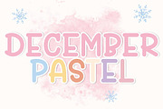 December Pastel - Script Handwritten, a Handwritten Font by Charmingbear59.design (Thumbnail 1 of 5)