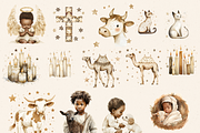 NEUTRAL NATIVITY CLIPART PACK, a Person Illustration by Daring Digies (Thumbnail 6 of 9)