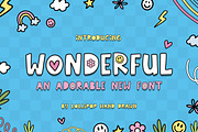 Wonderful Font Duo, a Font by Lollipop Hand Drawn (Thumbnail 1 of 7)