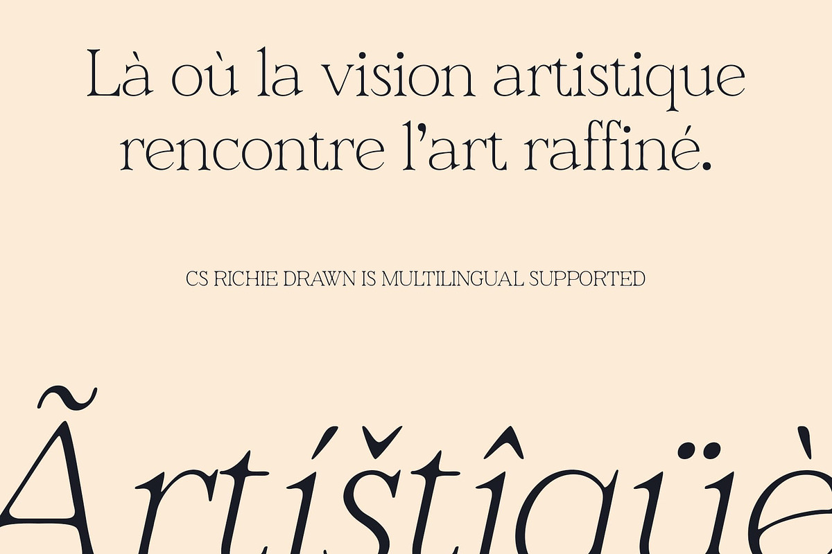 CS Richie Drawn, a Serif Font by Craft Supply Co. (Photo 4 of 8)