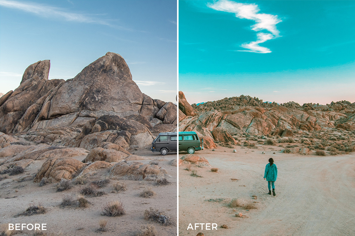 30 Orange and teal Lightroom Presets preview 6