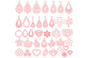 Earring SVG Laser Cut Bundle, an Object Graphic by DreamCafeArt (Thumbnail 4 of 4)