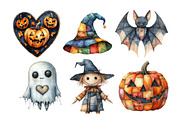 Patchwork Halloween Clipart, an Illustration by Daily.Designs (Thumbnail 5 of 5)