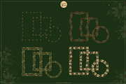 Floral Christmas Cards & Backgrounds, a Background Graphic by Euonia Meraki (Thumbnail 6 of 10)