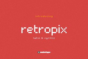 Retropix Pixel Game Font