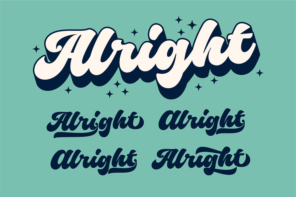 Klite - Retro Script, a Script Font by Graptail (Photo 7 of 10)