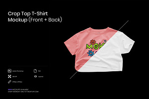 MOKITUP: Crop T-Shirt Mockup