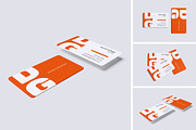 Bussines Card Mockup, an Advertising Mockup by HanaSaka_Studio (Thumbnail 4 of 5)