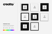 Frame Generator Mockup Set, a Print Template by Creatsy (Thumbnail 14 of 15)