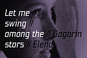 NT Elena Gagarin, a Sans Serif Font by NovoTypo (Thumbnail 1 of 4)