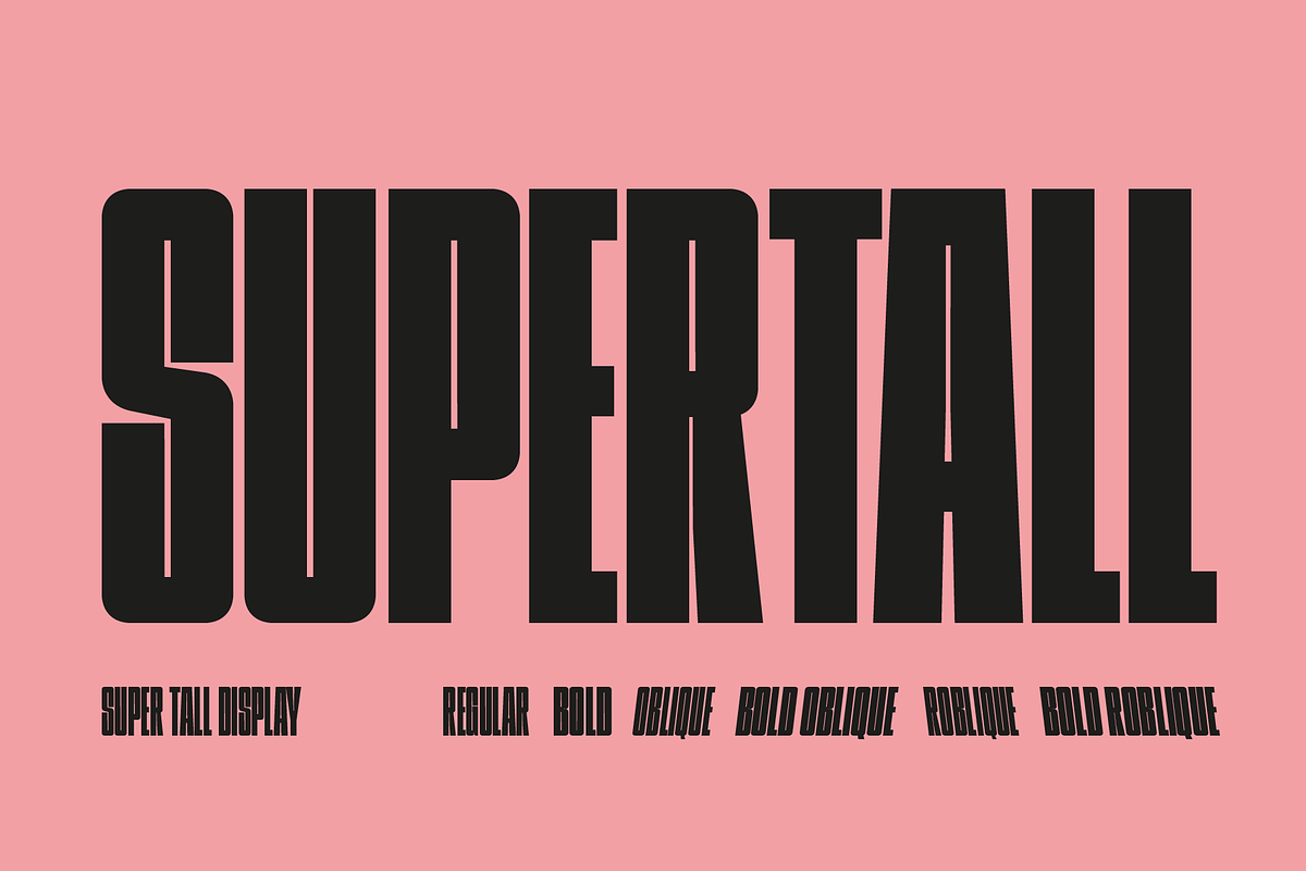 Supertall Condensed Headline Font, a Font by Colt Type Co (Photo 1 of 6)