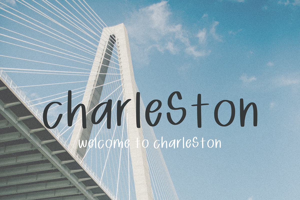 Charleston | A Handwritten Font, a Script Font by cathconofolio (Photo 2 of 4)
