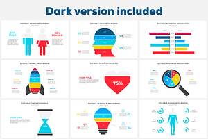 Excel Charts PowerPoint Infographic