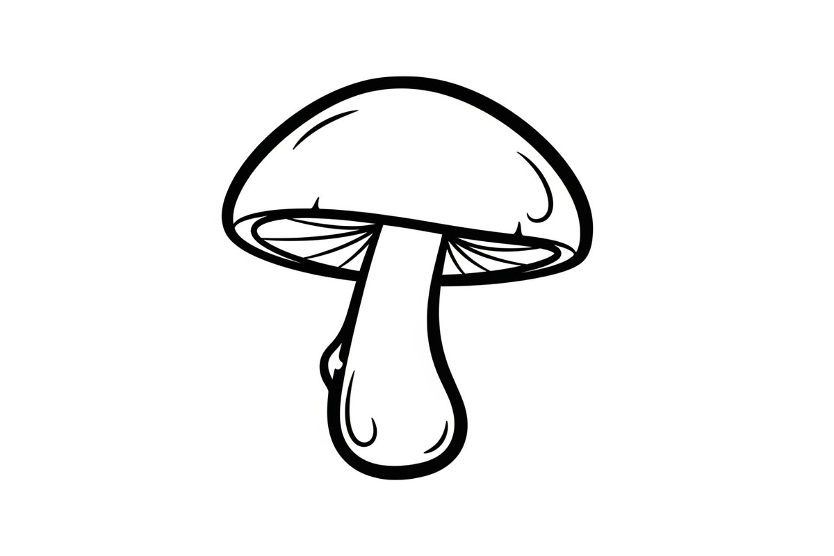 Hand Drawn Mushroom SVG Bundle, an Illustration by jahid234 (Photo 13 of 51)