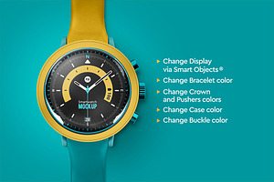 Smartwatch Mockup Rounded