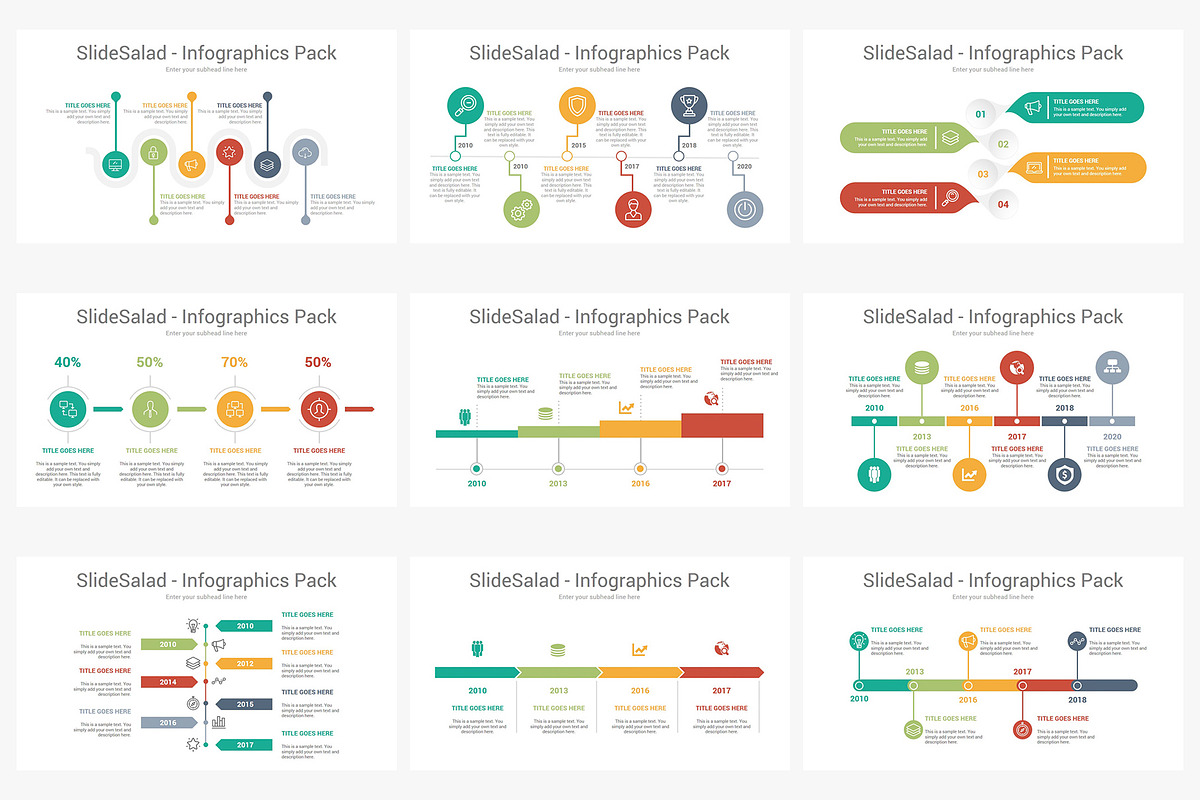 Best Google Slides Infographics Pack, a Presentation Template by SlideSalad (Photo 25 of 35)