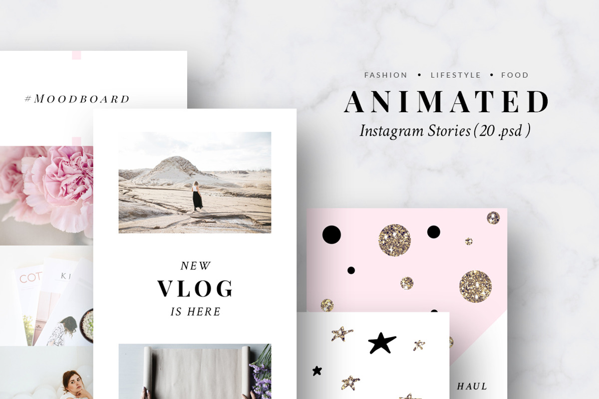 90% OFF | BUNDLE-Instagram Templates, a Social Media Template by CreativeFolks (Photo 2 of 36)