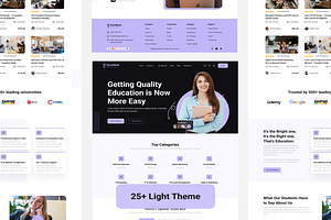 Elearning Online Course Web UI Kit