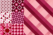 220+ Pink and Burgundy Patterns, a Pattern Graphic by Pattern Whimsy (Thumbnail 4 of 9)