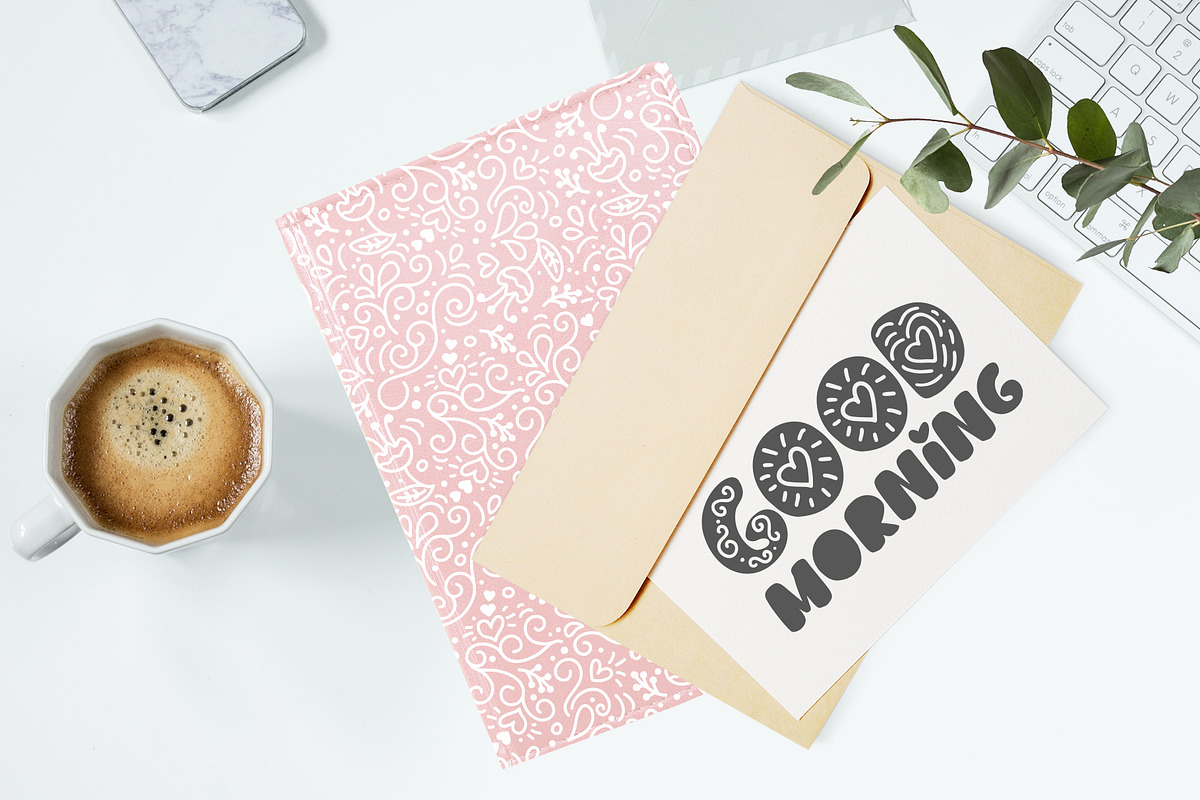 Soft vintage Scandinavian Decor Font preview 3