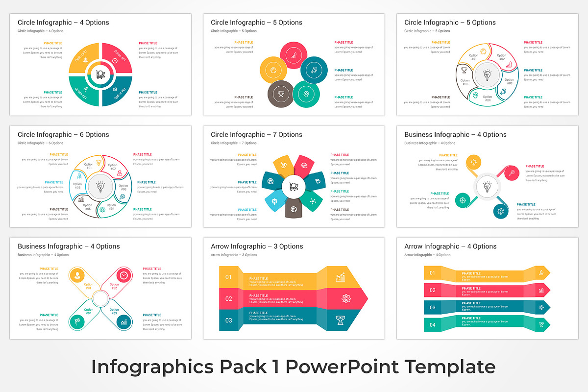 Infographics Pack1 Template, a Presentation Template by GraphicStan (Photo 4 of 20)
