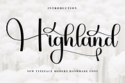 Highland, a Handwritten Font by InermediaSTUDIO (Thumbnail 1 of 8)