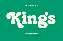 Kings - Retro Serif Font