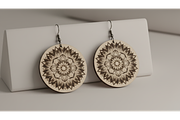Flower Art Earring Designs, a Graphic by musafir_fashion (Thumbnail 3 of 11)