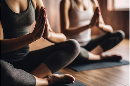 women, stretching legs and yoga, a Sports & Recreation Photo by Sergey Kotenev