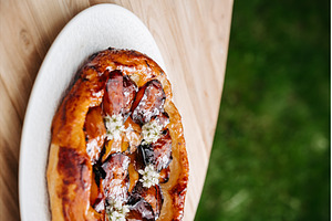 Homemade rustic fruit galette, a Food & Drink Photo by HalfPoint