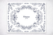 Vintage Vector Frames & Borders, a Decorative Illustration by Molly art (Thumbnail 9 of 9)