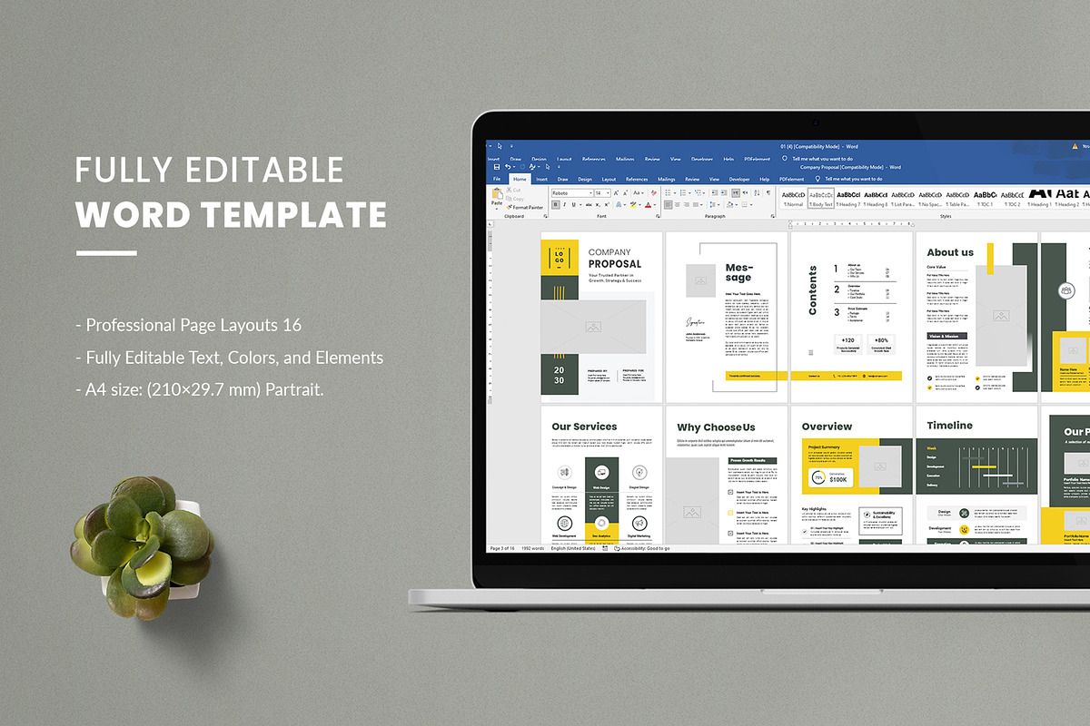 Multipurpose Company Proposal, a Brochure Template by Creativity-Design (Photo 6 of 6)