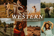 10 Western Lightroom Presets, a Preset Add-On by CVR Presets (Thumbnail 1 of 9)