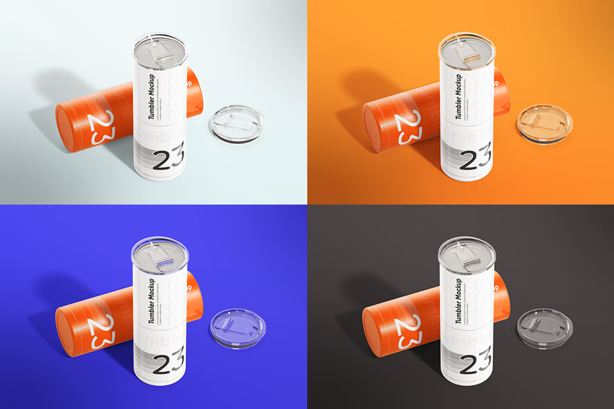 Tumbler Mockup, a Cups & Container Mockup by WebAndCat (Photo 4 of 16)
