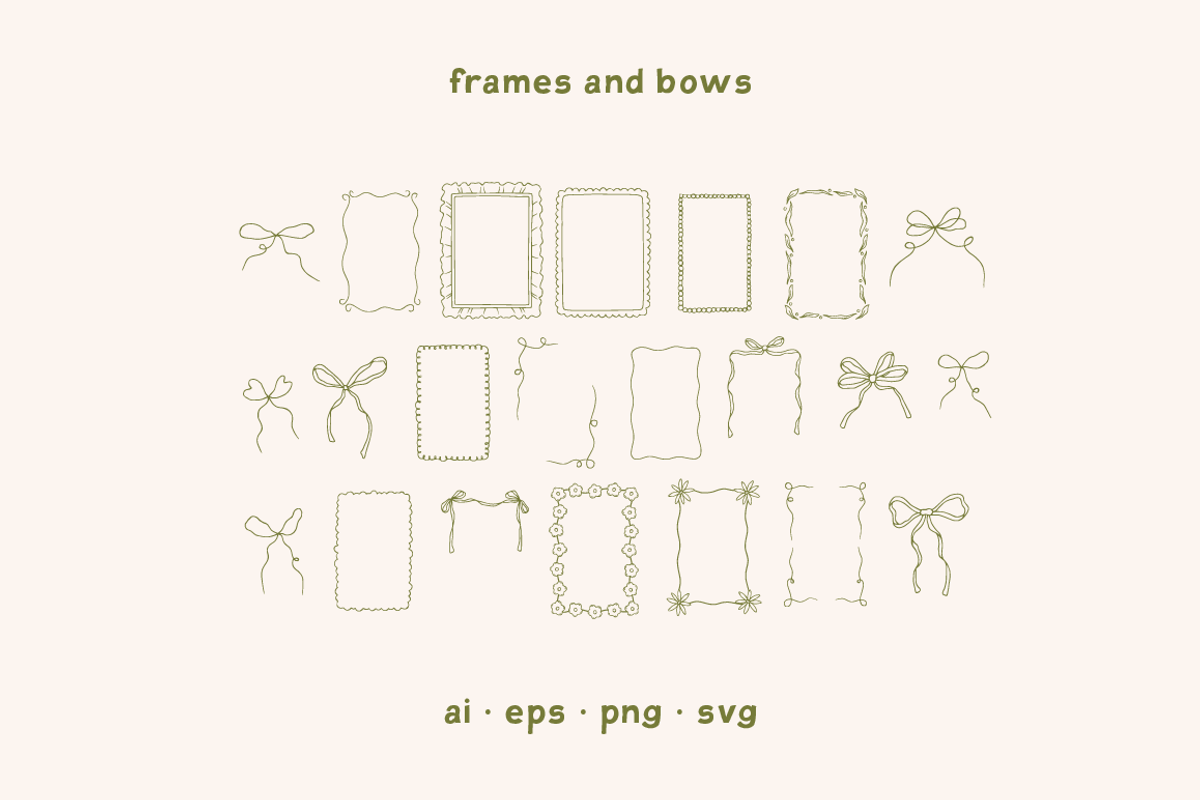 Whimsy Spring & Easter Doodle Set, a Seasonal Illustration by soboleva alya (Photo 3 of 15)