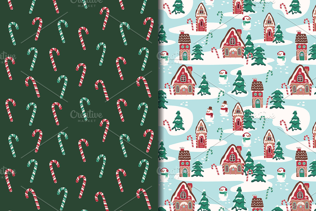 Sweet Christmas Cookies Pattern Set, a Pattern Graphic by CreativeChristiana (Photo 9 of 12)