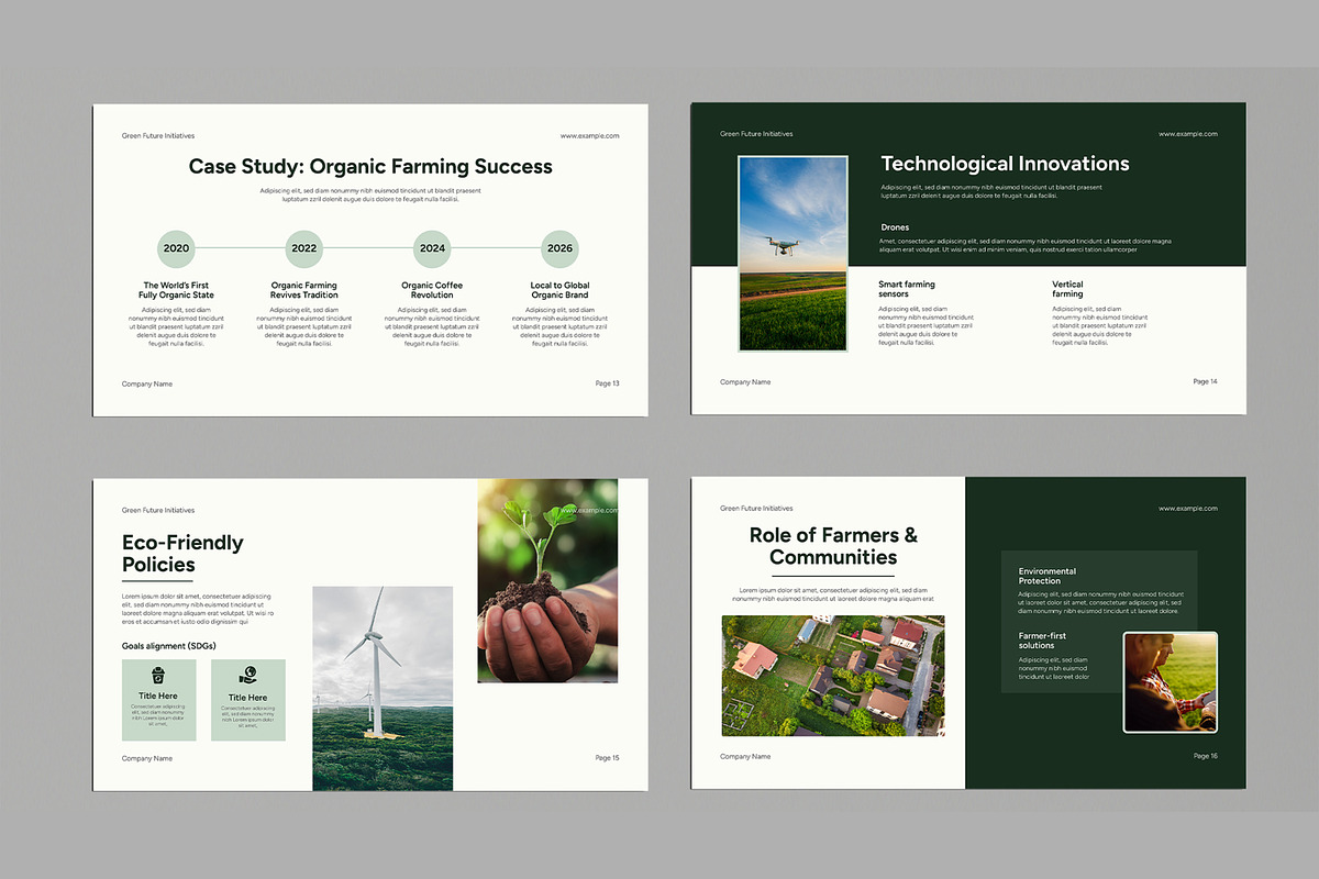 Agriculture Environment Presentation, a Presentation Template by MightyDesign (Photo 5 of 9)