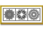Vintage Big Set of Round Vector, an Illustration by FineArtStudio (Thumbnail 2 of 3)