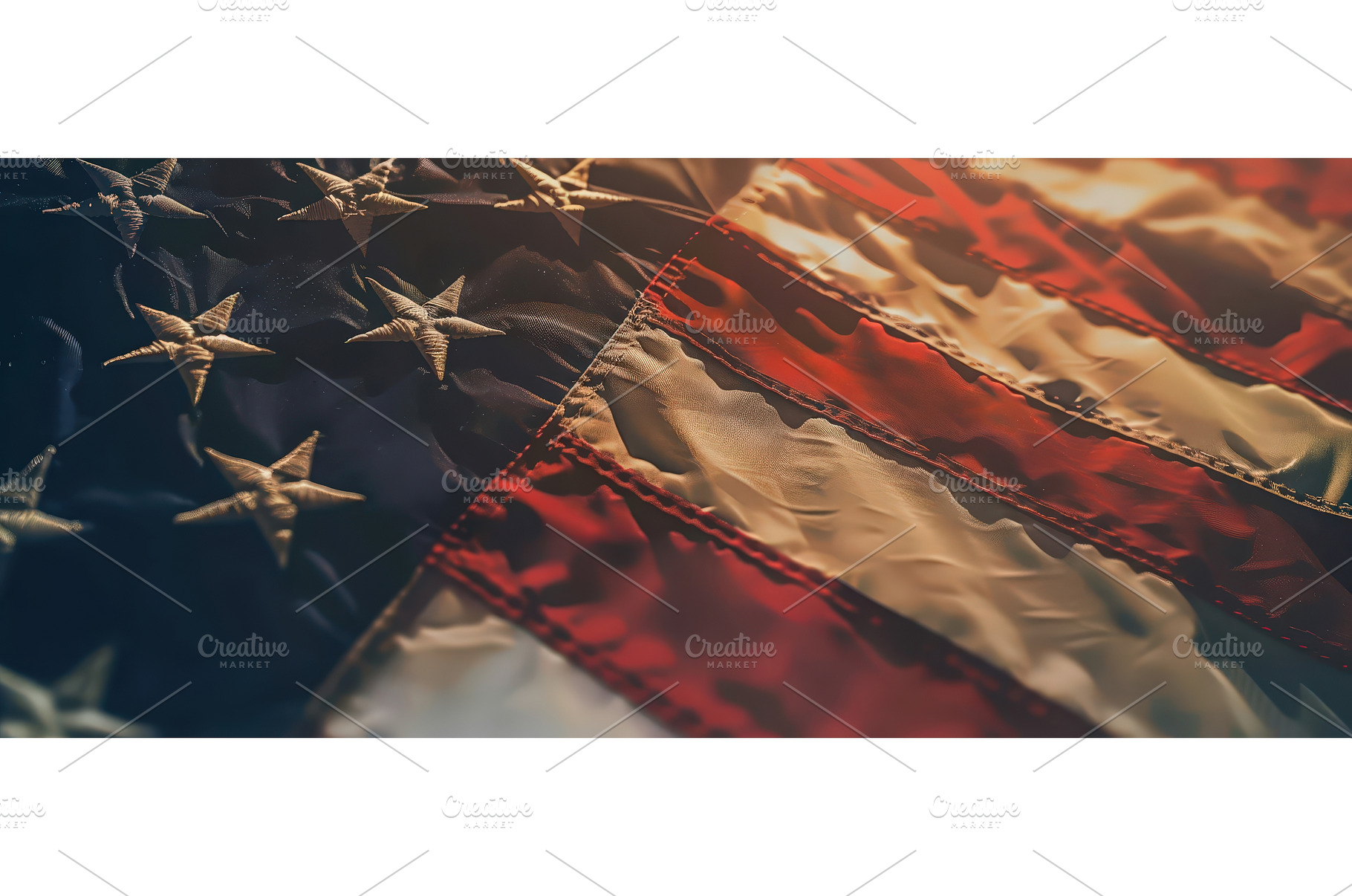 Close-up texture of American flag, a Background Photo by piter.goskov