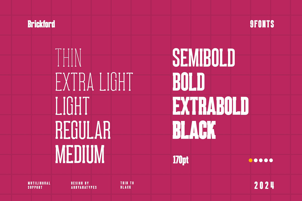 Brickford, a Slab Serif Font by Ardyanatypes (Photo 8 of 12)