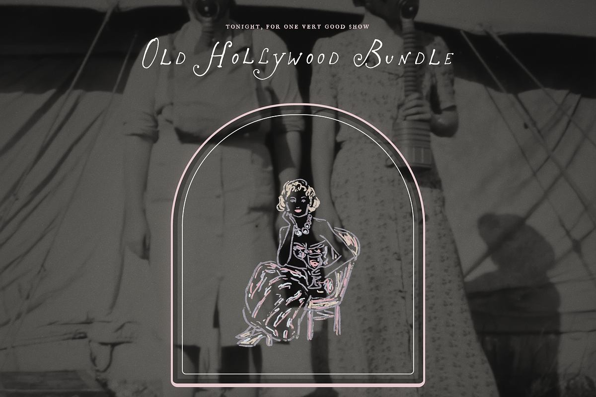 Old Hollywood Clipart, Vintage Set, an Object Illustration by The October Creative (Photo 13 of 15)